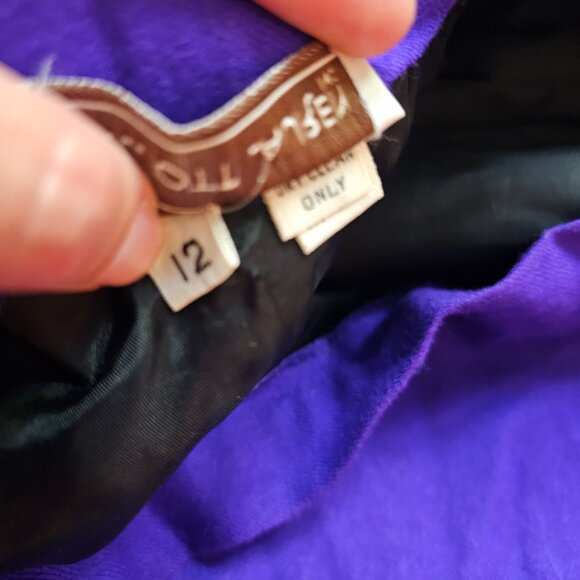 Vintage Elliot Lauren Purple Skirt - Picture 5 of 7